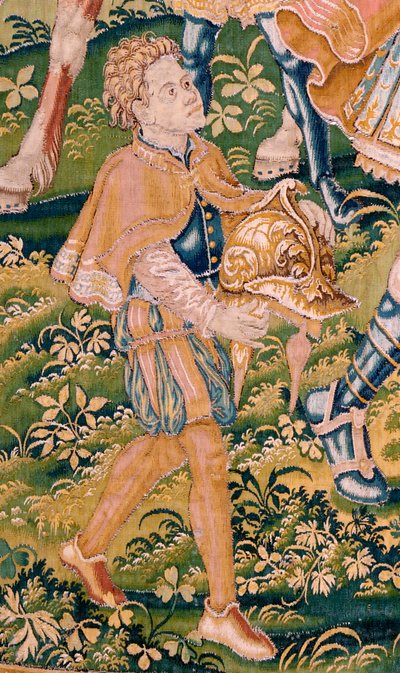 Vlaamse wandtapijt. Serie Het Boek van Judith. Oorlog komt naar Juda. Vierde wandtapijt in de serie. Fabrikant Nederland, Brussel(?). Tweede helft van de 16e eeuw. door Flemish School