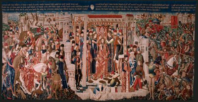 Romeinse geschiedenis? Tarquinius Priscus. Ca 1475. door Flemish School