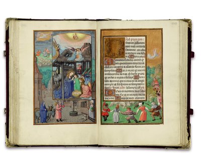 Folios uit het Rothschild Getijdenboek, Gent of Brugge, ca. 1505 door Flemish School