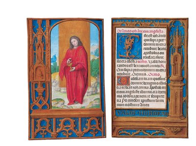 Folios uit het Rothschild Getijdenboek, Gent of Brugge, ca. 1505 door Flemish School