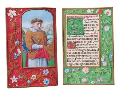 Folios uit het Rothschild Getijdenboek, Gent of Brugge, ca. 1505 door Flemish School