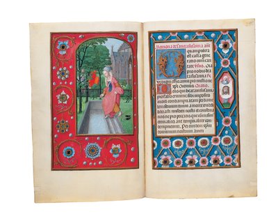 Folios uit het Rothschild Getijdenboek, Gent of Brugge, ca. 1505 door Flemish School