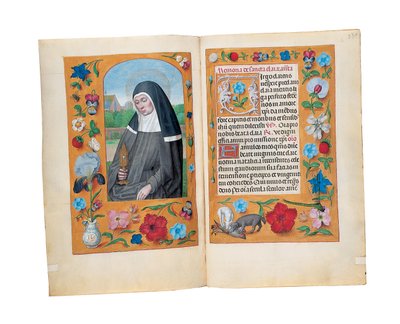 Folios uit het Rothschild Getijdenboek, Gent of Brugge, ca. 1505 door Flemish School