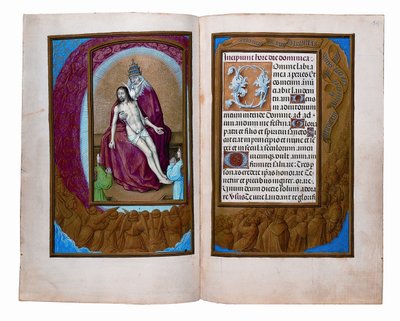 Folios uit het Rothschild Getijdenboek, Gent of Brugge door Flemish School