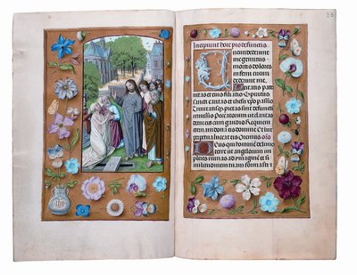 Folios uit het Rothschild Getijdenboek, Gent of Brugge door Flemish School