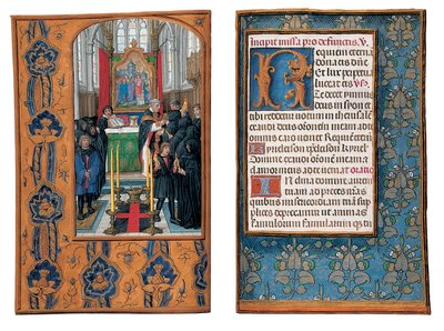 Folios uit het Rothschild Getijdenboek, Gent of Brugge, ca. 1505 door Flemish School