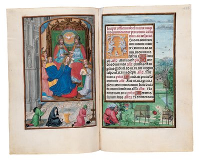 Folios uit het Rothschild Getijdenboek, Gent of Brugge, ca. 1505 door Flemish School