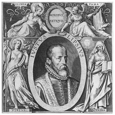 Justus Lipsius (gravure) door Flemish School
