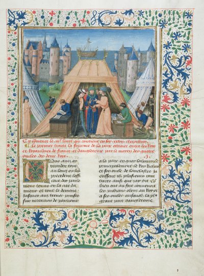 Vredesverdrag uit Chroniques d