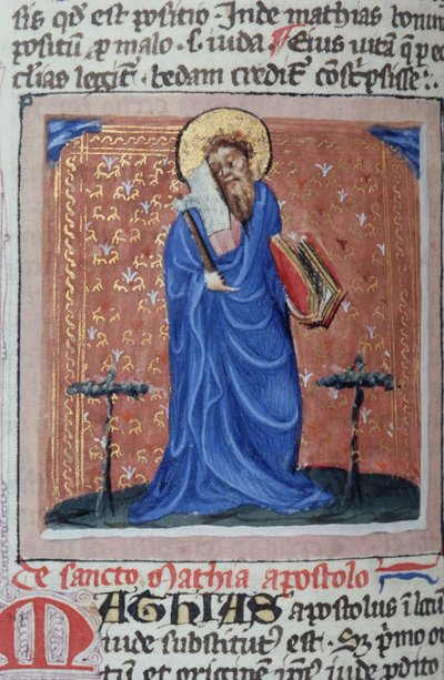 Pagina uit de Legenda Aurea, Brugge, ca. 1400-10 door Flemish School