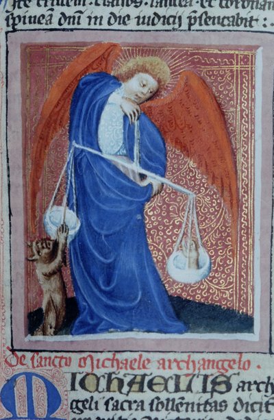 Pagina uit de Legenda Aurea, Brugge, ca. 1400-10 door Flemish School