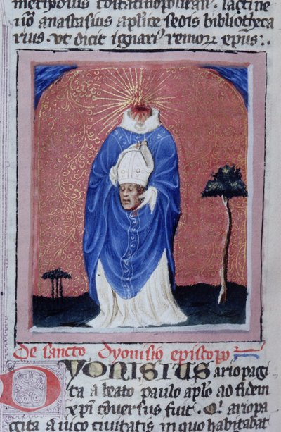 Pagina uit de Legenda Aurea, Brugge, ca. 1400-10 door Flemish School
