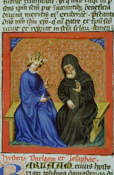 Pagina uit de Legenda Aurea, Brugge, ca. 1400-10 door Flemish School
