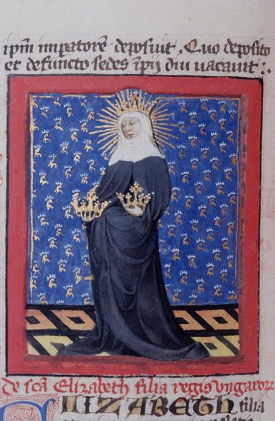 Pagina uit de Legenda Aurea, Brugge, ca. 1400-10 door Flemish School