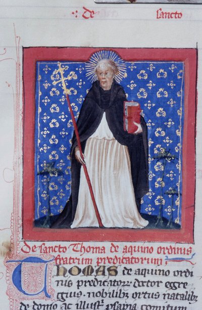 Pagina uit de Legenda Aurea, Brugge, ca. 1400-10 door Flemish School