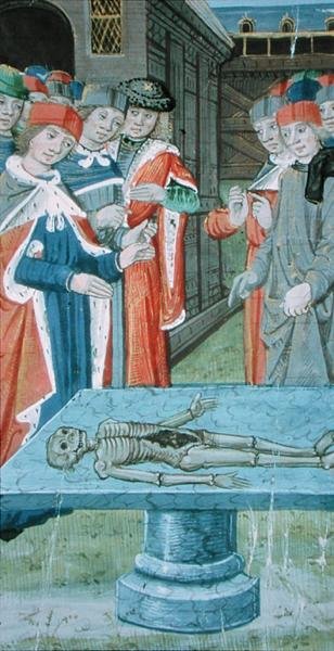 Ms Hunter 9 f.12v Dissectie, uit 