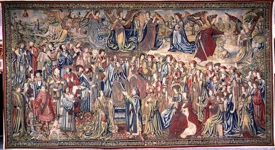 Nathan Berispt David, Wandtapijt van David en Bathseba, c.1510-15 door Flemish School