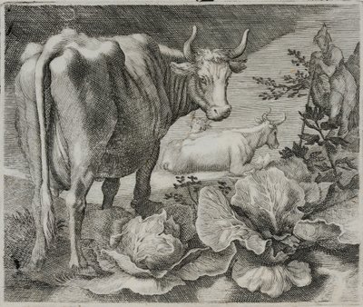 Oude Meester Gravure door Flemish School