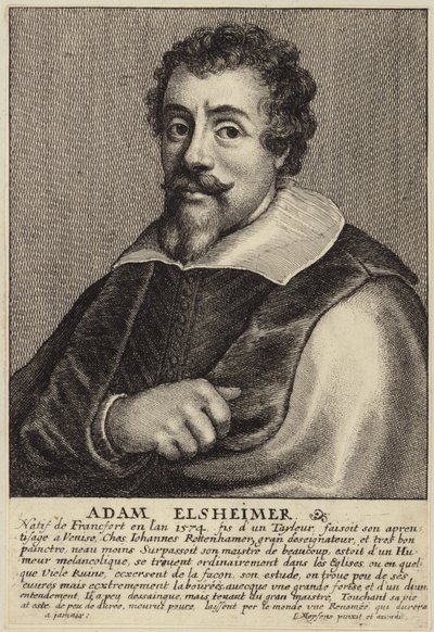 Portret van Adam Elsheimer door Flemish School