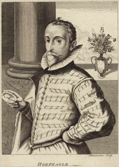 Portret van Joris Hoefnagel door Flemish School