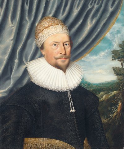 Portret van Sir Giles Allington, c.1620 door Flemish School