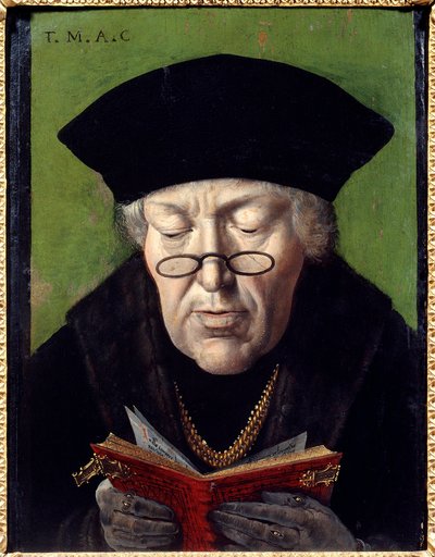 Portret van Thomas More (1478-1535), humanist door Flemish School