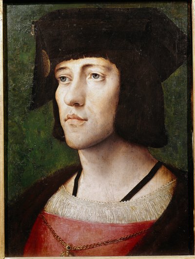 Portret van een ridder van de Orde van het Gulden Vlies door Flemish School