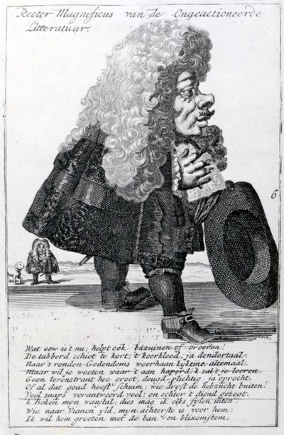 Rector Magnificus, 1668 door Flemish School