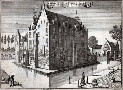 Kasteel Rijsenburg (gravure) door Flemish School