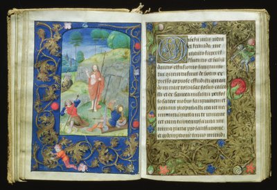 De Opstanding, miniatuur uit het Stafford Gebedenboek door Flemish School