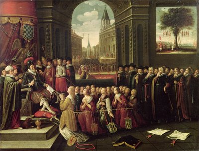 De Tirannie van de Hertog van Alba door Flemish School