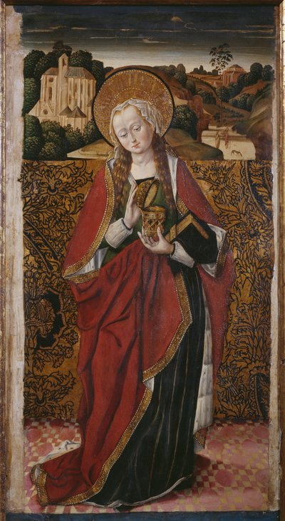 Drieluik, St. Maria Magdalena, rechter paneel door Flemish School
