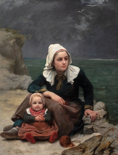 Le Grain (De Squall), c.1871-81 door Félicie (1831 88) Schneider