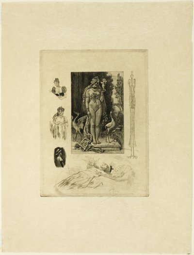Een document over de onmacht van liefde door Félicien Rops