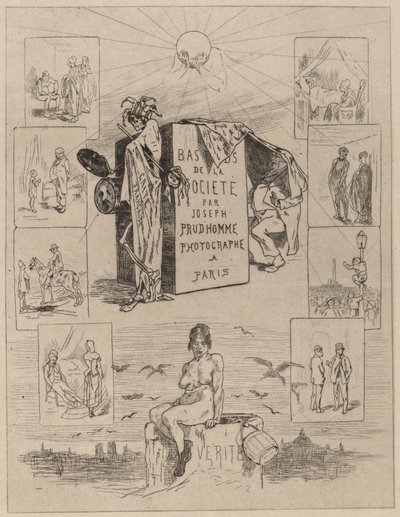 Frontispice: Het uitschot van de samenleving door Félicien Rops