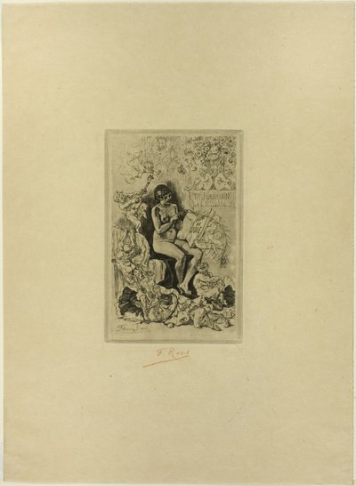 Frontispice voor Rimes de Joie door Félicien Rops