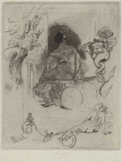 De laatste Maja door Félicien Rops