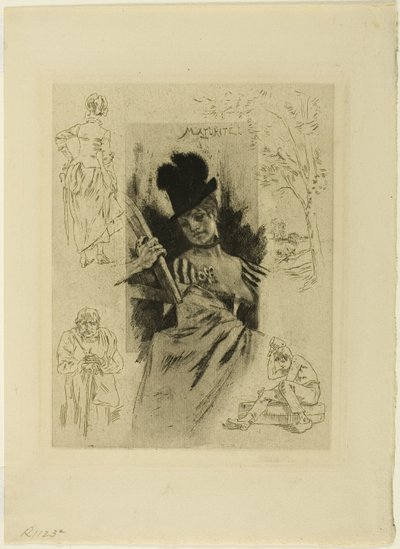 Volwassenheid door Félicien Rops