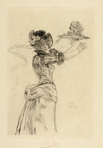 Moderniteit door Félicien Rops