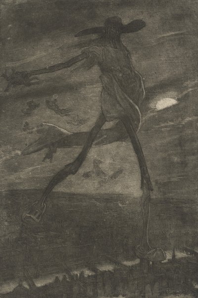 Satan Zaait Onkruid door Félicien Rops
