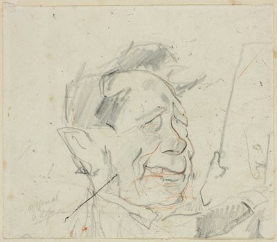 Schets van Ferdinand Marinus door Félicien Rops