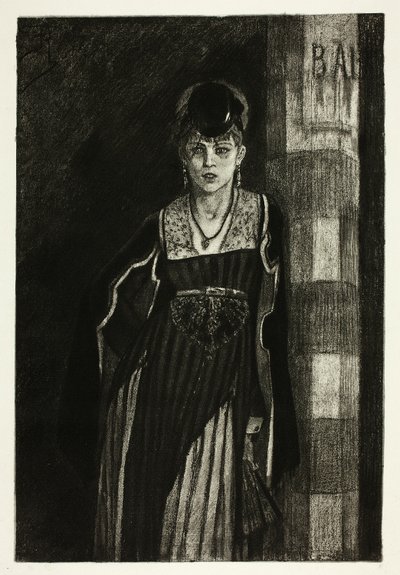 De Absintdrinker door Félicien Rops