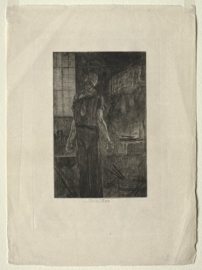 De ophanging van Levallois-Perret, ca. 1880 door Félicien Rops