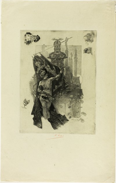 De bescheidenheid van Sodom door Félicien Rops