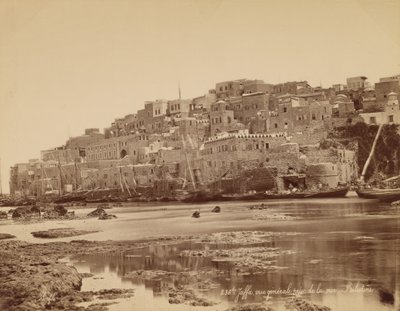 Jaffa, algemeen uitzicht vanaf de zee - Palestina door Félix Bonfils