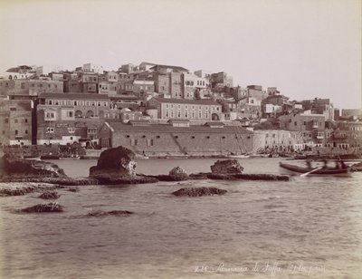 Panorama van Jaffa, ca. 1880 door Félix Bonfils