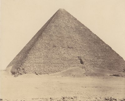 Djizeh Necropolis van Memphis, Piramide van Cheops Grote Piramide door Félix Teynard