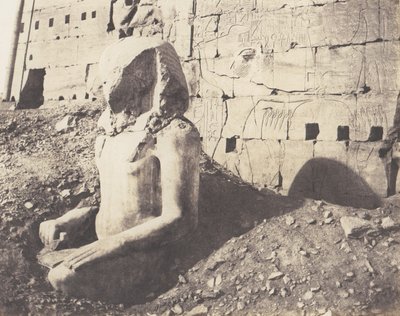 Karnak Thebe, Derde Pylon - Kolos van Spath Kalksteen door Félix Teynard