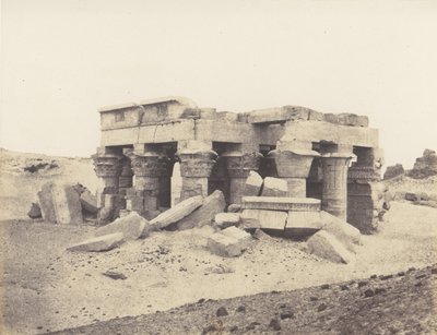 Kôm-Ombou Ombos, algemeen uitzicht op de ruïnes, 1851-52, gedrukt 1853-54 door Félix Teynard
