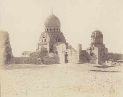 Le Kaire, Tombeaux de Sultans Mamelouks, 1851-52, gedrukt 1853-54 door Félix Teynard